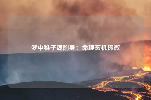 梦中稚子魂附身：命理玄机探微